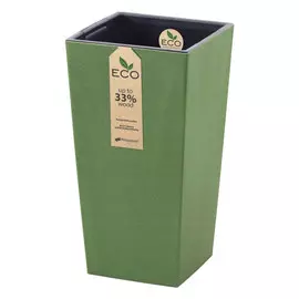 Кашпо Prosperplast Urbi square eco 20см зелёный