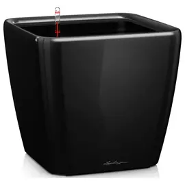 Кашпо с автополивом Lechuza quadro ls 50см чёрное