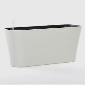 Кашпо с автополивом Greensun cl4018, слоновая кость