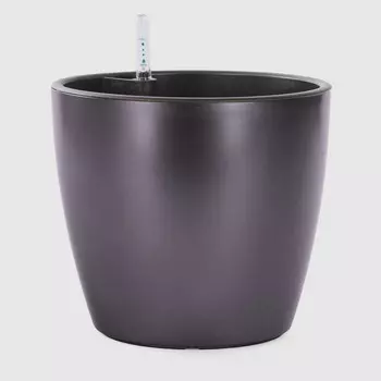 Кашпо с автополивом Greensun d22см aq2221-кофе