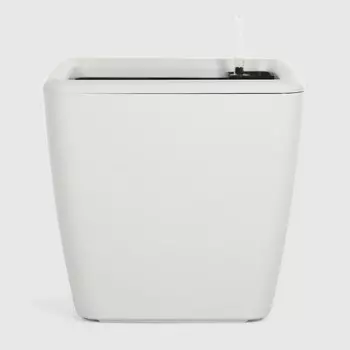 Кашпо с автополивом Greensun d28см RA2825 слоновая кость