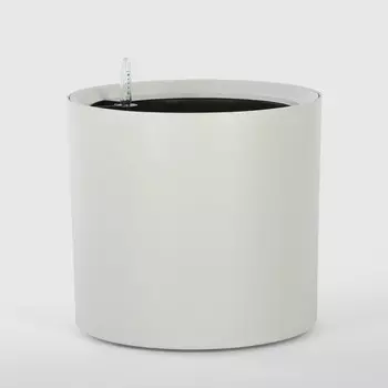 Кашпо с автополивом Greensun d28см st2826, слоновая кость