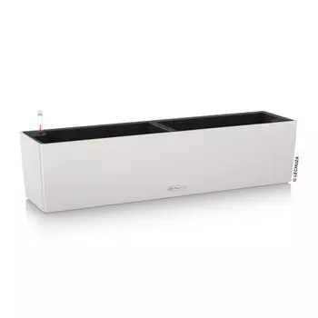 Кашпо с автополивом Lechuza balconera 80x19x19 светло-серое (15707)