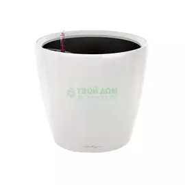 Кашпо с автополивом Lechuza Classico LS белое 21х21х20 см