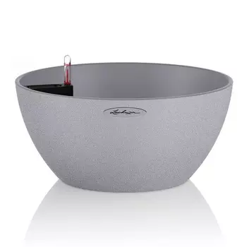 Кашпо с автополивом Lechuza Cubeto 30 см уголь