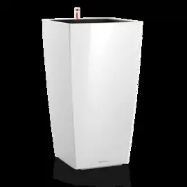 Кашпо с автополивом Lechuza Cubico 22 см белое