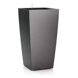 Кашпо с автополивом Lechuza Cubico 30 см антрацитовый
