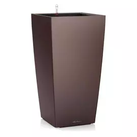 Кашпо с автополивом Lechuza Cubico 30 см эспрессо