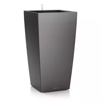 Кашпо с автополивом Lechuza Cubico 40 см антрацит