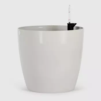 Кашпо с автополивом Serinova ruby 49х49х45 см бежевый