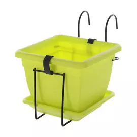 Кашпо с кронштейном Marchioro kit nazca 20см анис