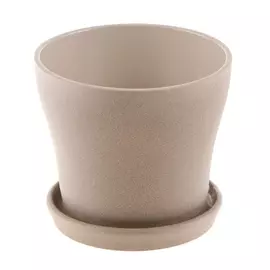 Кашпо с поддоном Scheurich 108 taupe stone d15