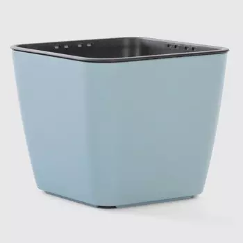 Кашпо с вставкой Greensun d10см ra1009-голубой