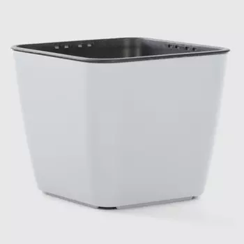 Кашпо с вставкой Greensun d10см ra1009 слоновая кость