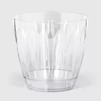 Кашпо Serinova для орхидей прозрачное 18х16,5 см