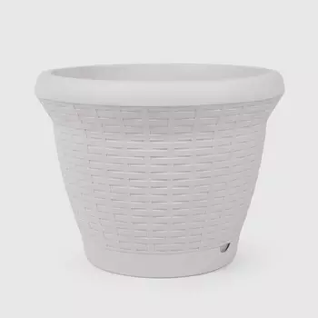 Кашпо Serinova wire mesh белый 35,5х27 см