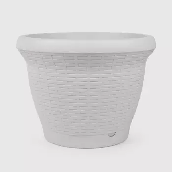 Кашпо Serinova wire mesh белый 50х37,5 см