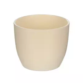 Кашпо Soendgen basel d10 глянцевый ваниль