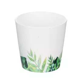 Кашпо Soendgen dallas d14 листья белый