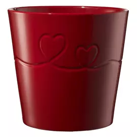 Кашпо Soendgen endless d13 глянцевый бордо