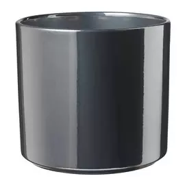 Кашпо Soendgen las vegas d14 глянцевый серебро