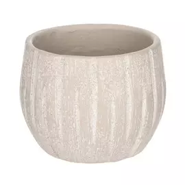 Кашпо Soendgen ronda d12 серо-бежевое