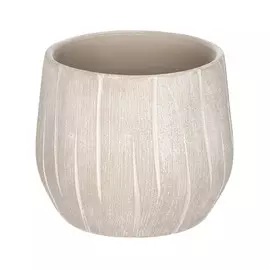 Кашпо Soendgen ronda d14 серо-бежевое