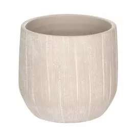 Кашпо Soendgen ronda d19 серо-бежевое