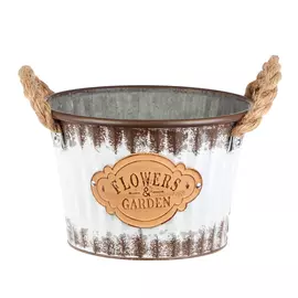 Кашпо стальное Dekor pap Среднее