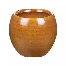 Кашпо Ter steege Cresta желтый д22 в20см