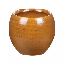 Кашпо Ter steege Cresta желтый д33 в28см