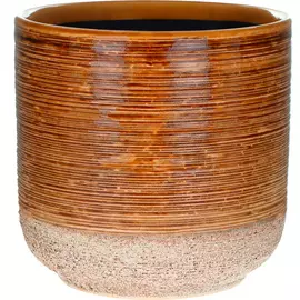 Кашпо Ter steege issa горчичное д15в15
