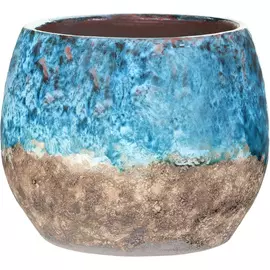 Кашпо Ter steege lindy голубое д16в13