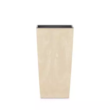 Кашпо Urbi square кремовое 40х40х75 см