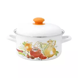 Кастрюля эмалированная Лысьвенские эмали Итальянская кухня 2 л