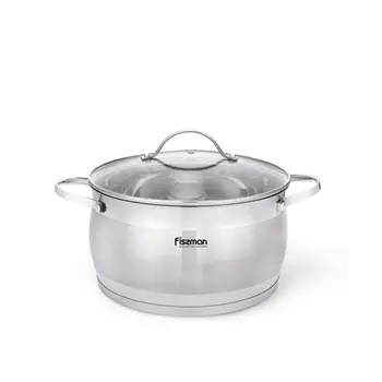 Кастрюля Fissman Fabiana 5356 нержавеющая сталь 16x9,5 см, 1,9 л