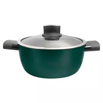 Кастрюля Hitt Verde алюминиевая, антипригарное покрытие, индукция 2,5 л