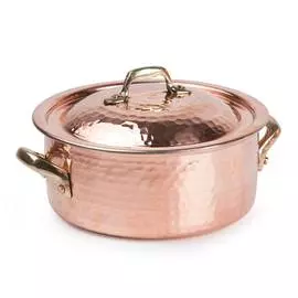 Кастрюля из меди Smc с крышкой 26 см