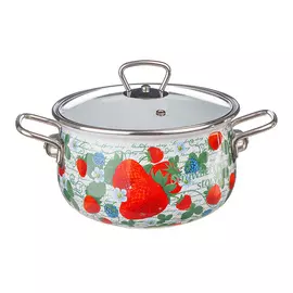 Кастрюля Катюша пром 5,8л Клубника