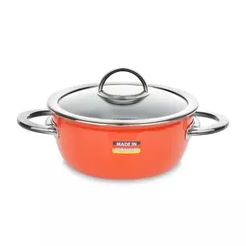 Кастрюля Kochstar Neo 2 л оранжевая с крышкой