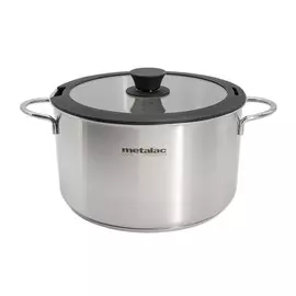 Кастрюля Metalac posuda Реа 6,0 л с крышкой