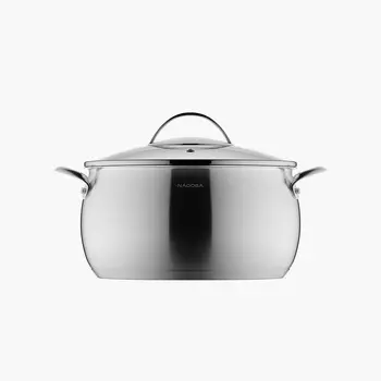 Кастрюля Nadoba Linda со стеклянной крышкой 24 см / 5 л