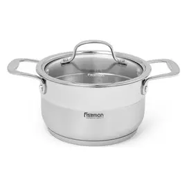 Кастрюля с крышкой Fissman Nordia 1,8 л