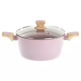 Кастрюля с крышкой Kitchen star Oak Stone Plus 24 см 4,6 л