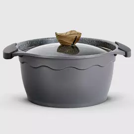Кастрюля с крышкой Kitchenstar Alfetta Grey 24 см