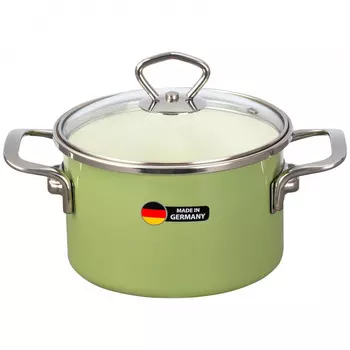 Кастрюля с крышкой Maisingers d16/h12.8см 1.9л зеленый