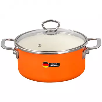 Кастрюля с крышкой Maisingers d20/h10см 2.8л оранжевый