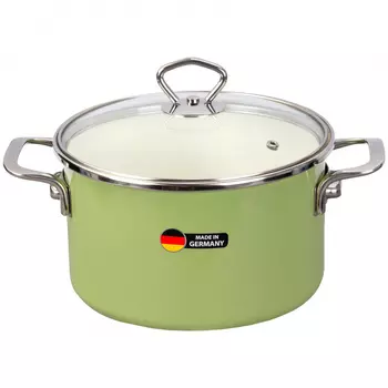 Кастрюля с крышкой Maisingers d20/h13.6см 3.7л зеленый