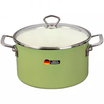 Кастрюля с крышкой Maisingers d24/h14.5см 6.1л зеленый