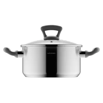 Кастрюля со стеклянной крышкой Nadoba Vikki 3 л, 20 см